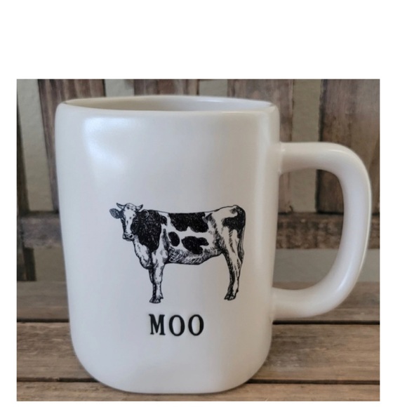 NEW Rae Dunn Farmline Moo Cow Mug 🐄 - Picture 3 of 5